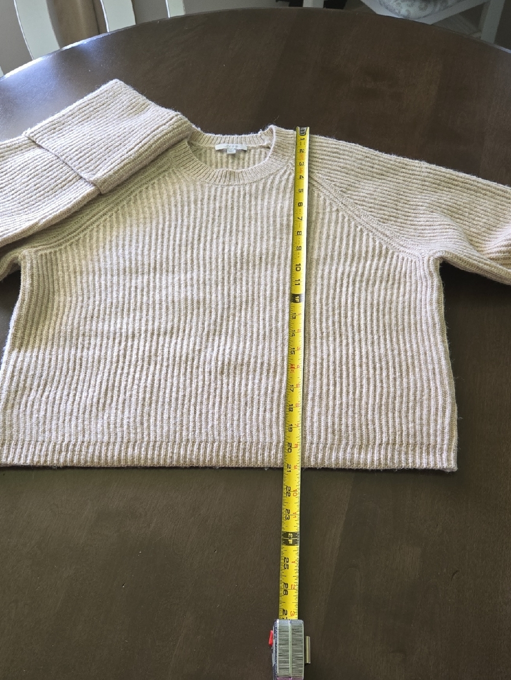 Joe's Jeans The Rey Sweater Double Cream Colour Size Small - Picture 6 of 10